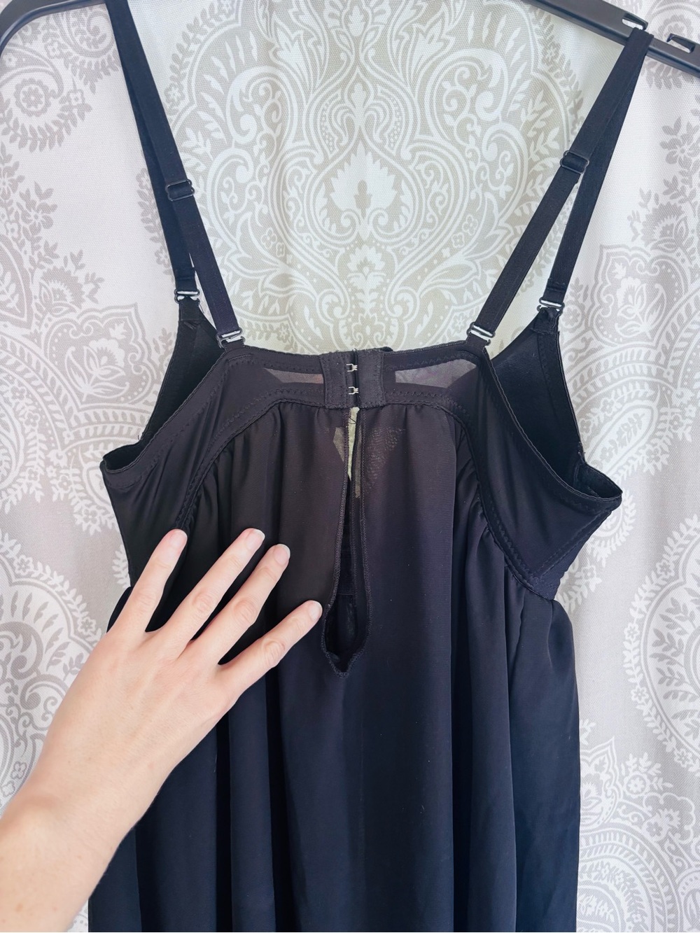 Studded Spikes Sheer gown robe - Picture 3 of 10